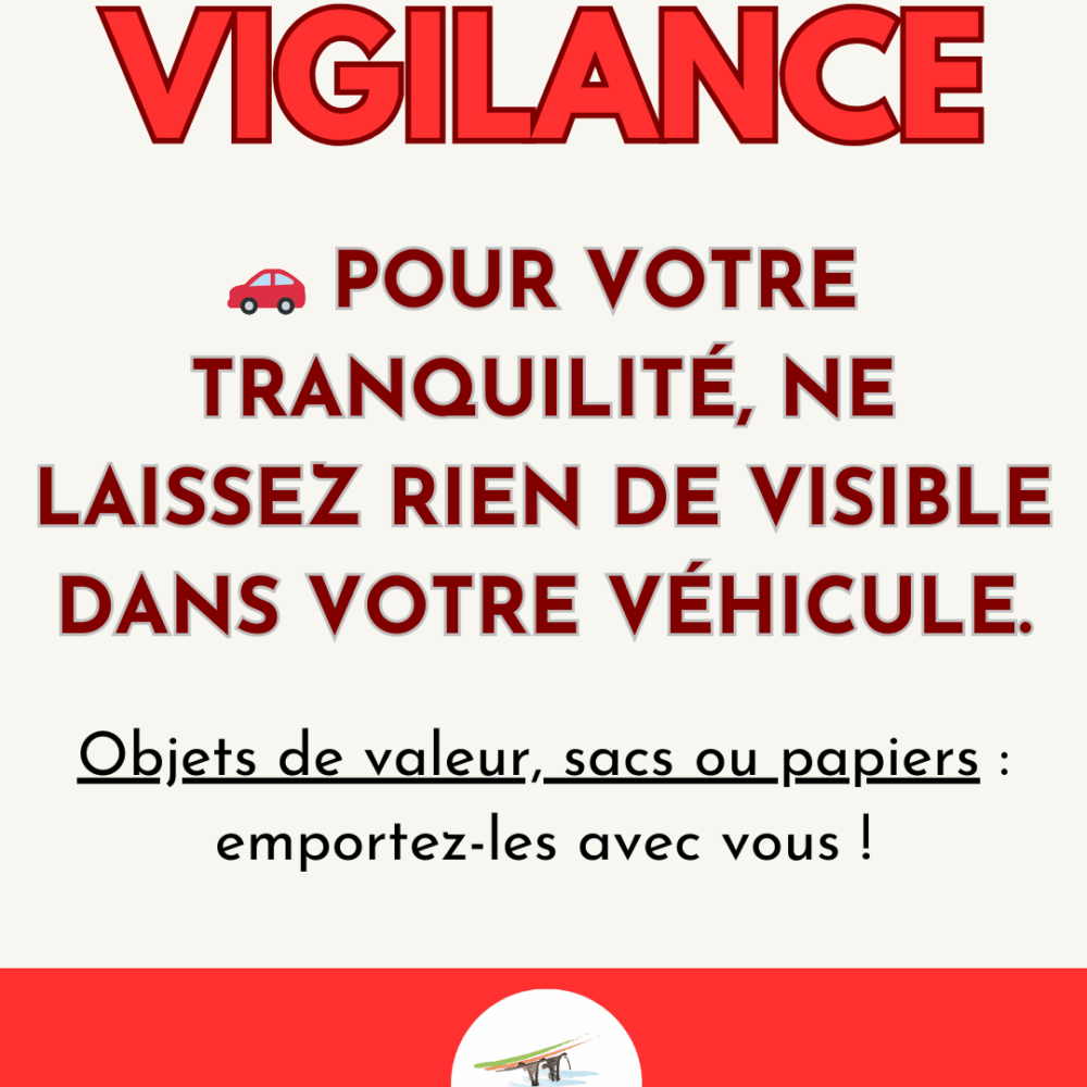 VIGILANCE – VOL DANS LES VEHICULES