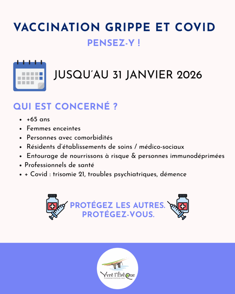 Campagne de vaccination grippe et covid