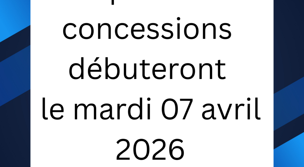 Cimetière – Travaux de reprises des concessions